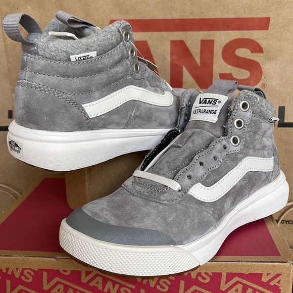 Vans Ultrarange Hi MTE Wool Frost Gray sneakers WMNS boots - Picture 9 of 16